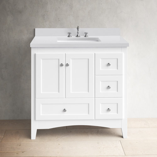 Birch Lane™ Fresno 36" Single Bathroom Vanity Set & Reviews Wayfair